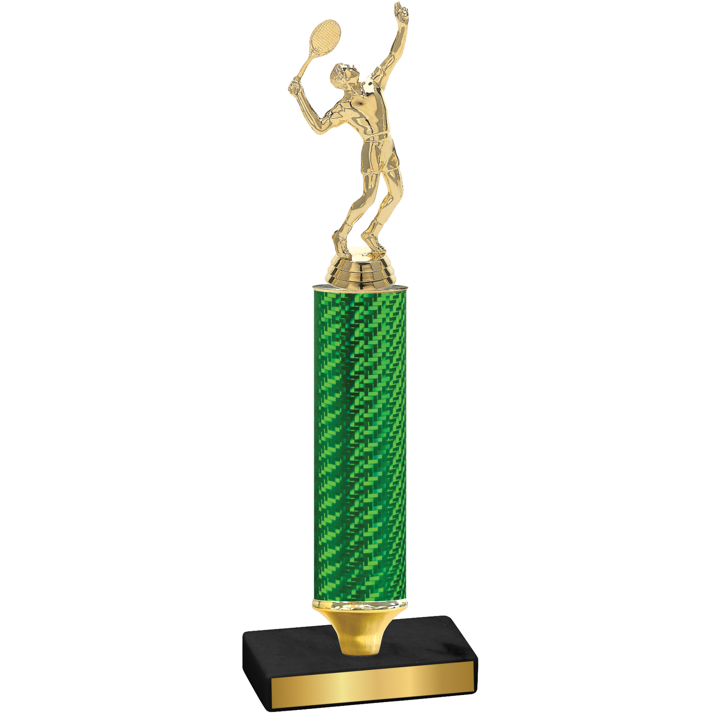 Value Green Carbon Fiber Tennis Trophy