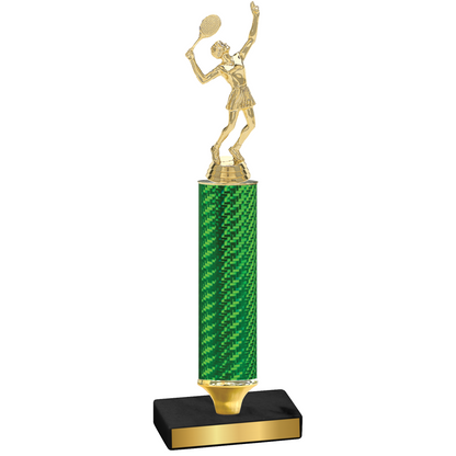 Value Green Carbon Fiber Tennis Trophy