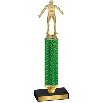 Value Green Carbon Fiber Wrestling Trophy