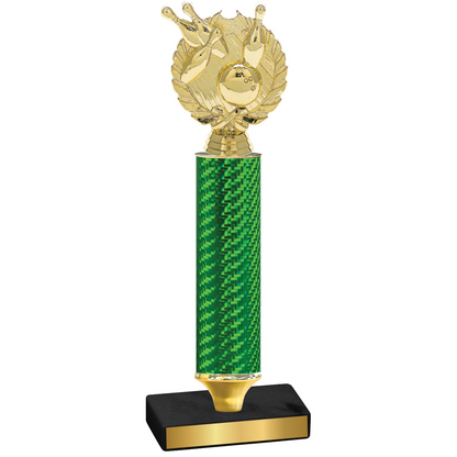 Value Green Carbon Fiber Bowling Trophy