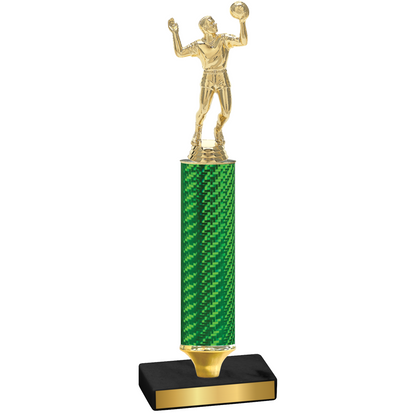 Value Green Carbon Fiber Volleyball Trophy