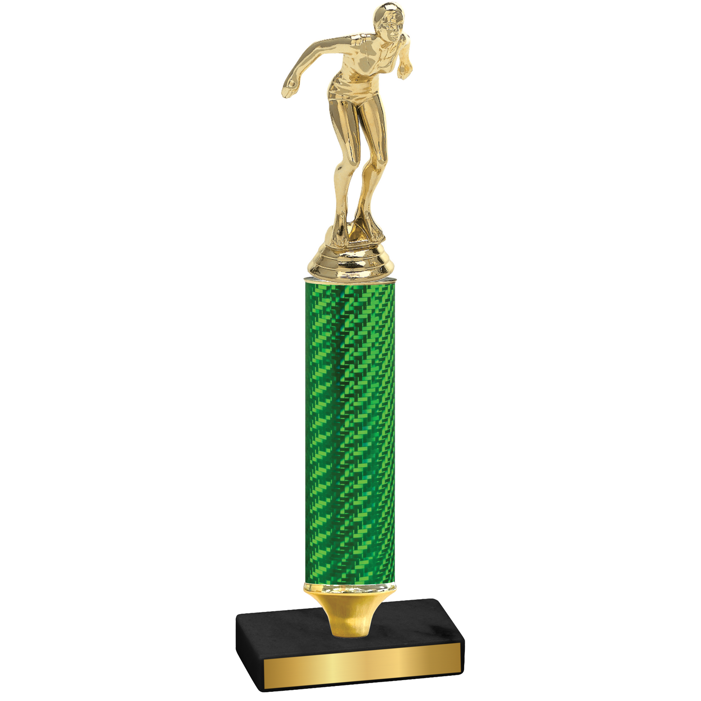 Value Green Carbon Fiber Tennis Trophy