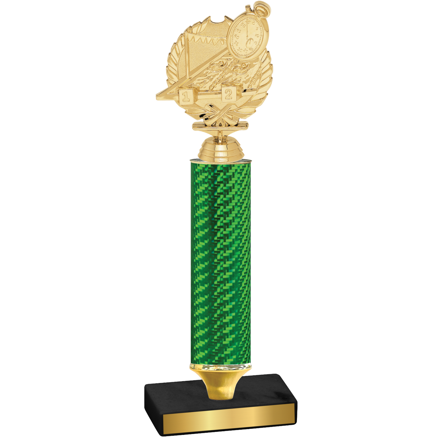 Value Green Carbon Fiber Swimming Trophy