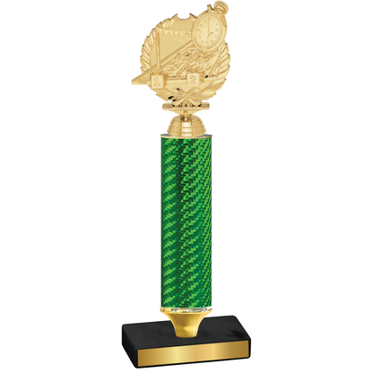 Value Green Carbon Fiber Swimming Trophy