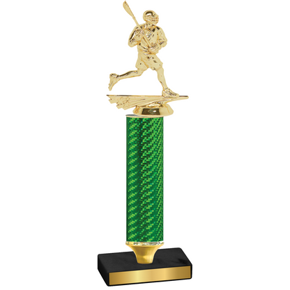 Value Green Carbon Fiber Lacrosse Trophy