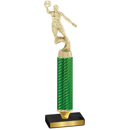 Value Green Carbon Fiber Basketball Trophy