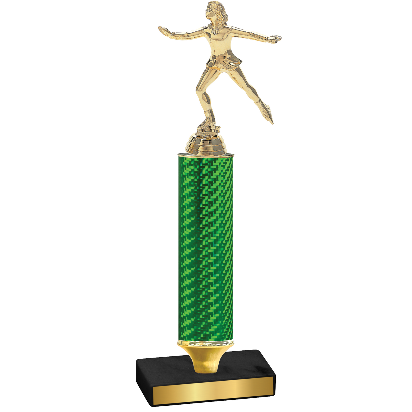 Value Green Carbon Fiber Skater Trophy