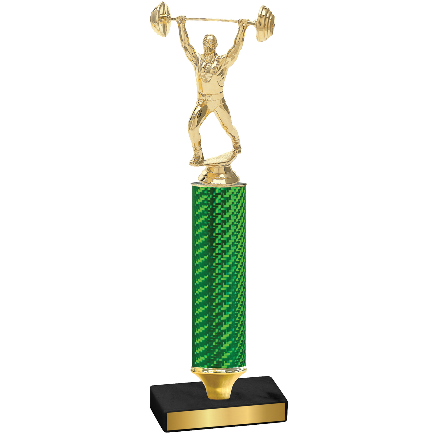 Value Green Carbon Fiber Weights Trophy