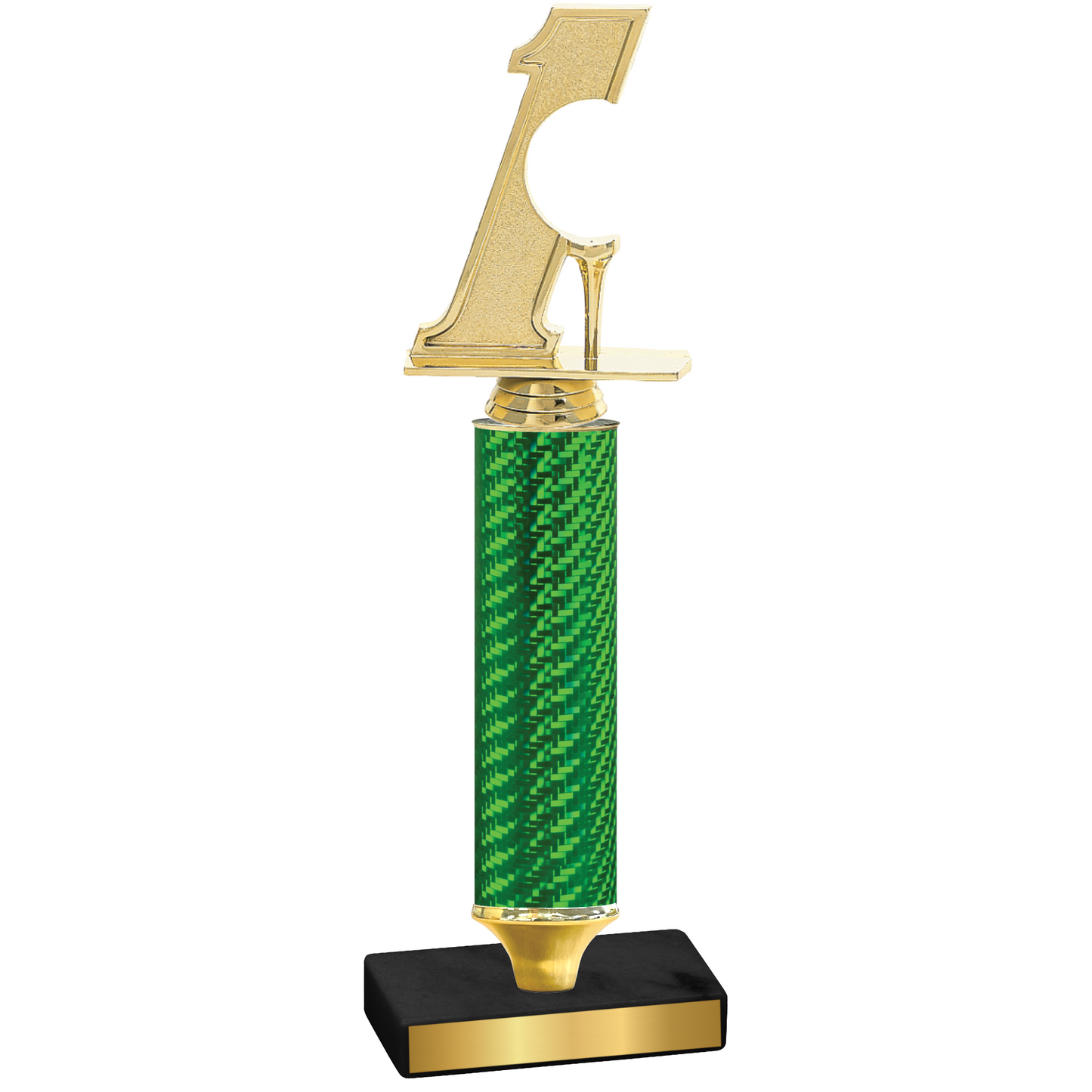 Value Green Carbon Fiber Golf Trophy