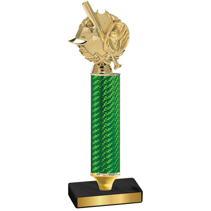 Value Green Carbon Fiber Baseball Trophy