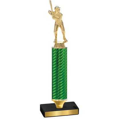 Value Green Carbon Fiber Baseball Trophy