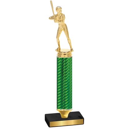 Value Green Carbon Fiber Softball Trophy