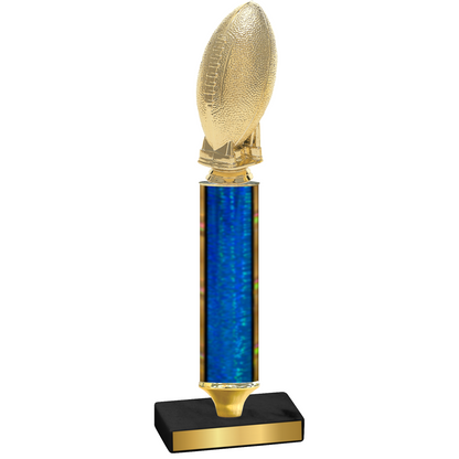 Value Blue Glacier Football Trophy