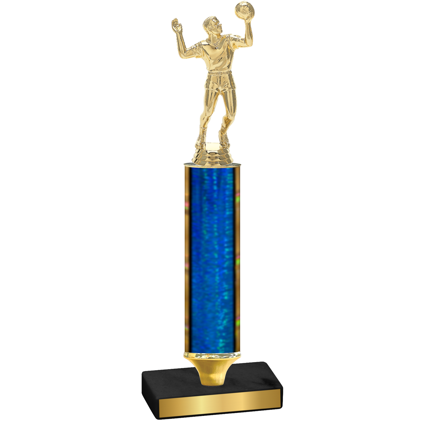 Value Blue Glacier Volleyball Trophy