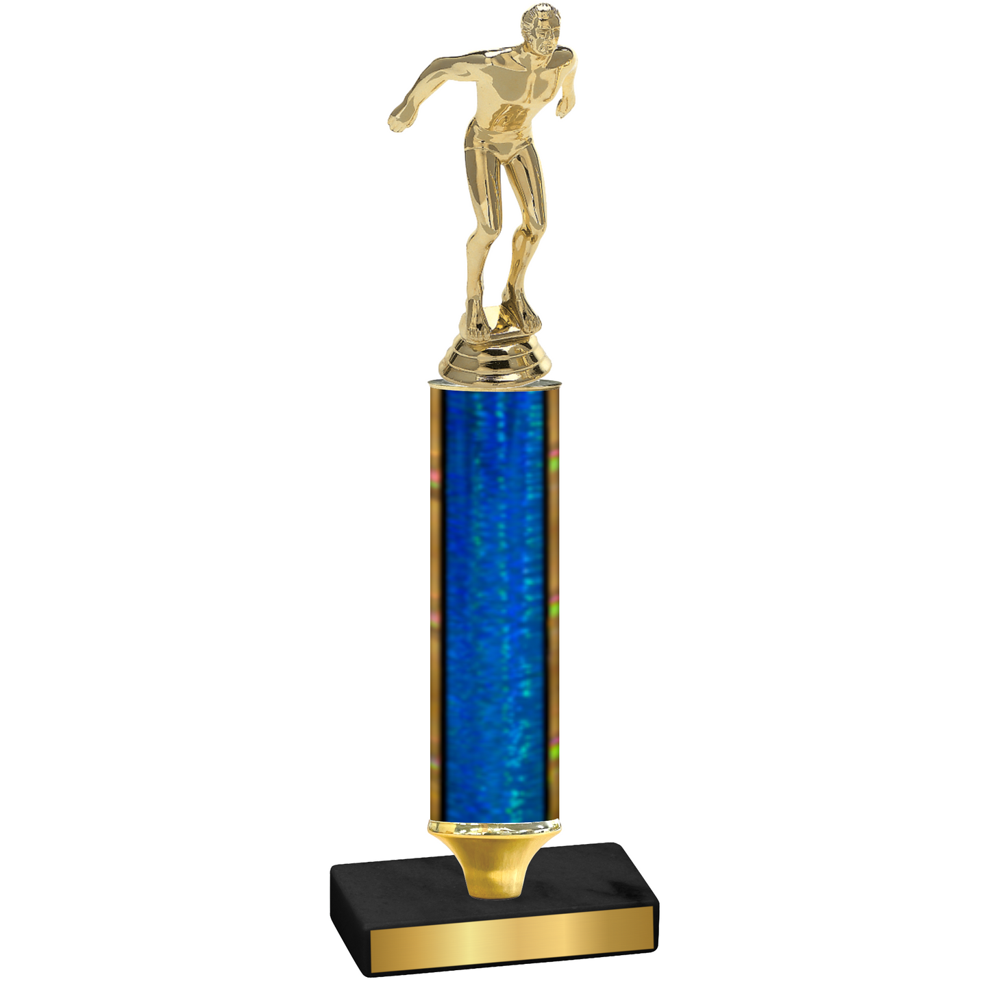 Value Blue Glacier Swimming Trophy