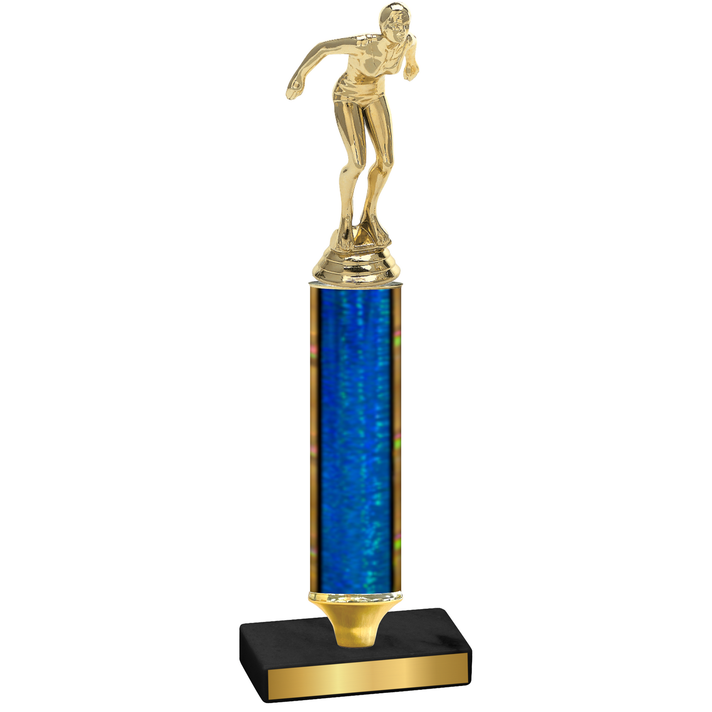 Value Blue Glacier Tennis Trophy