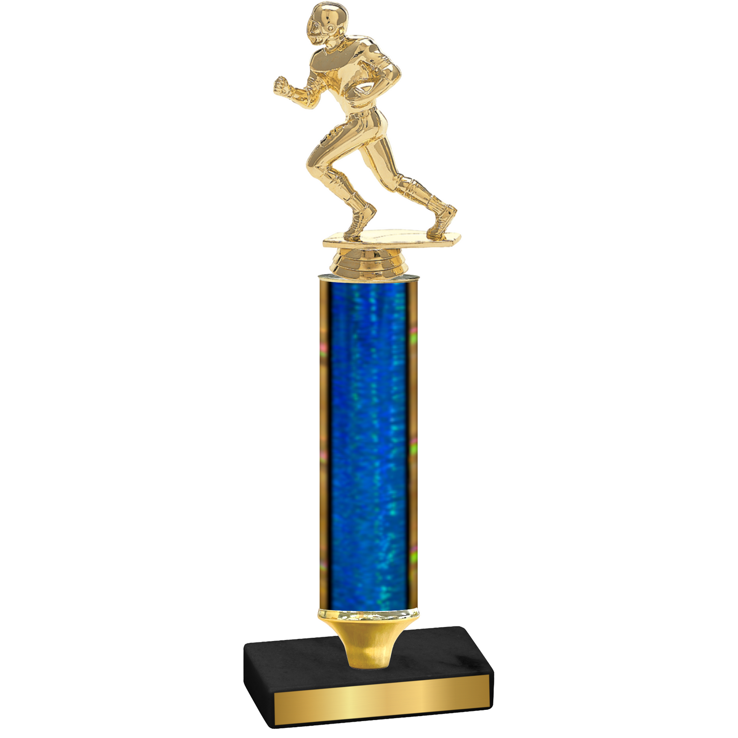 Value Blue Glacier Football Trophy