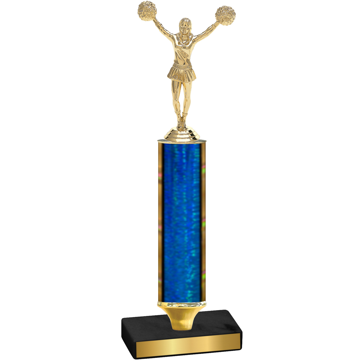 Value Blue Glacier Cheerleading Trophy