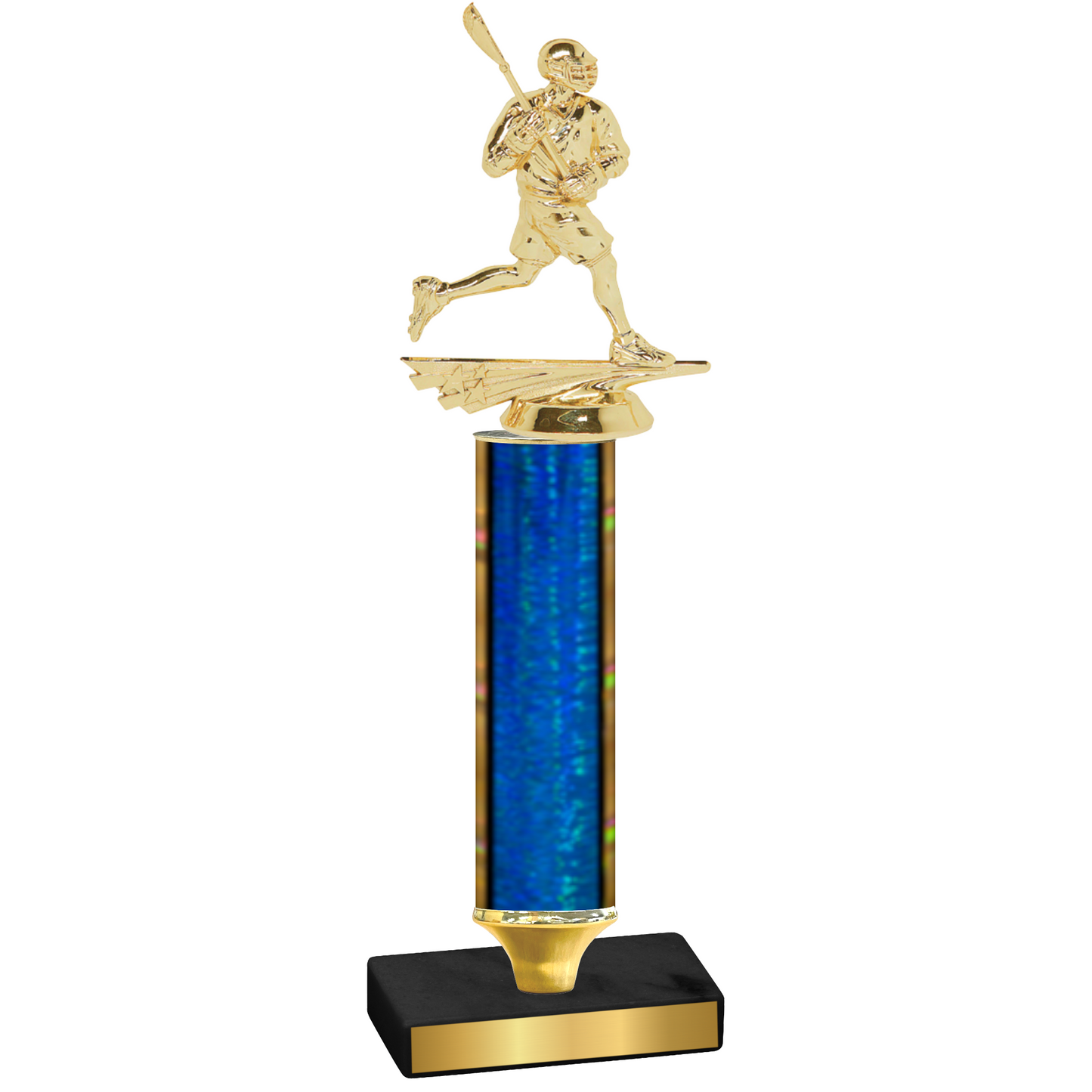 Value Blue Glacier Lacrosse Trophy