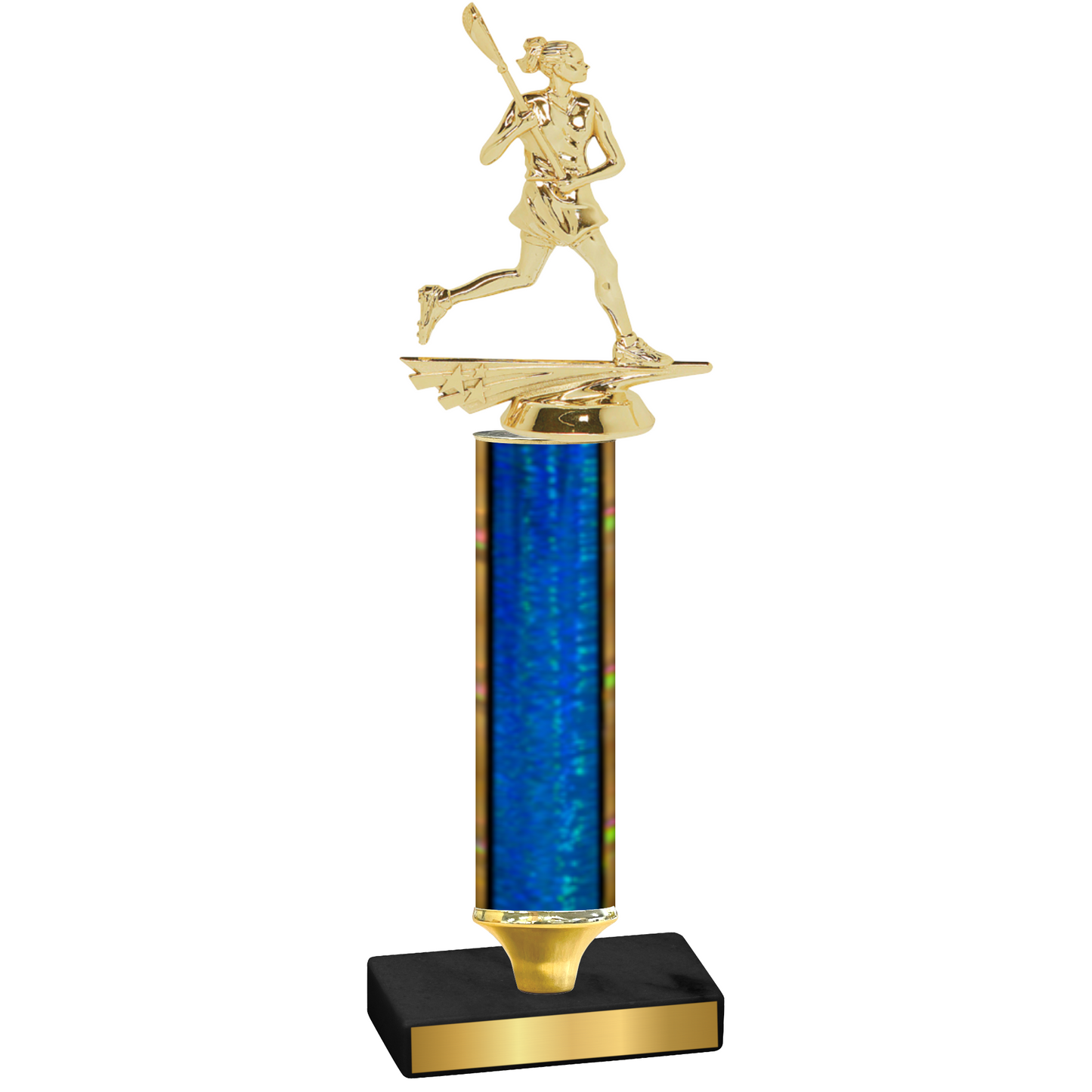 Value Blue Glacier Lacrosse Trophy