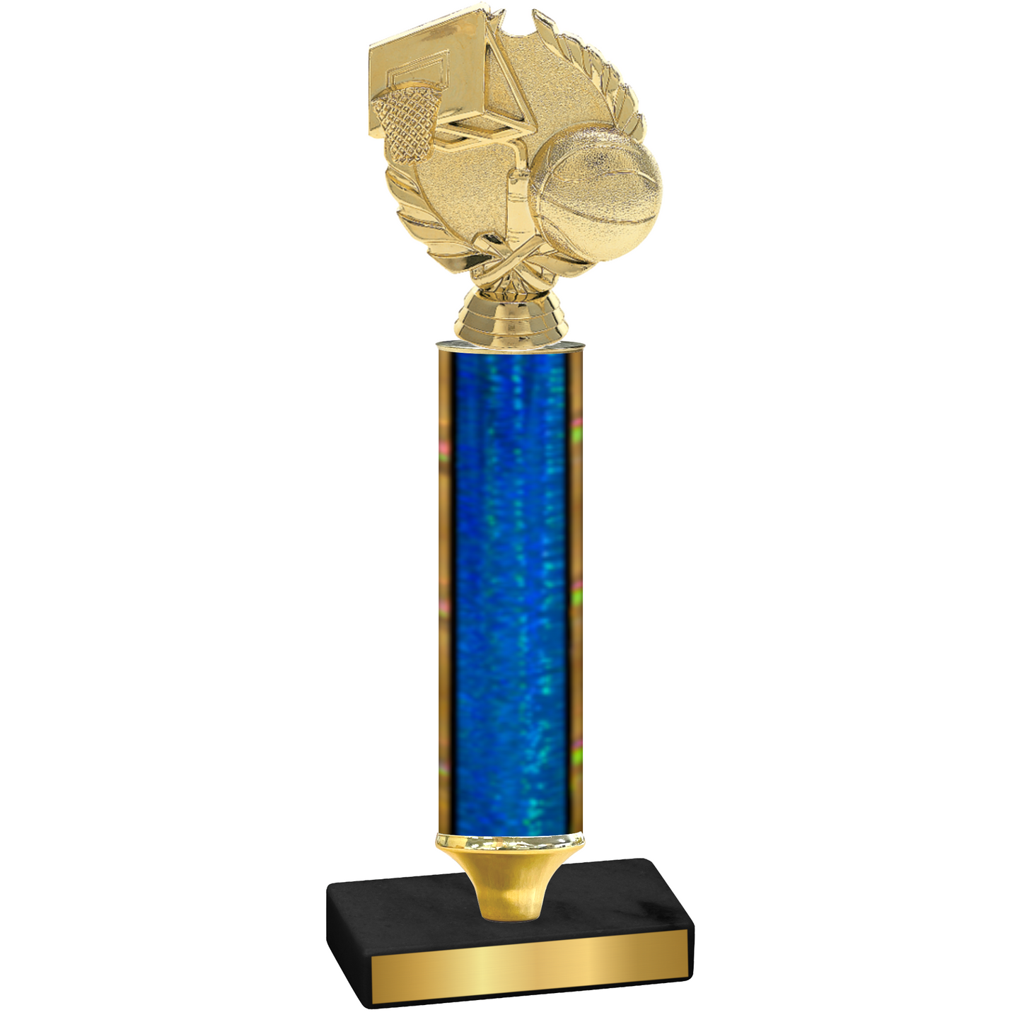 Value Blue Glacier Basketball Trophy