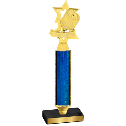 Value Blue Glacier Pickleball Trophy