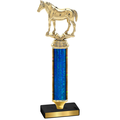 Value Blue Glacier Horses Trophy