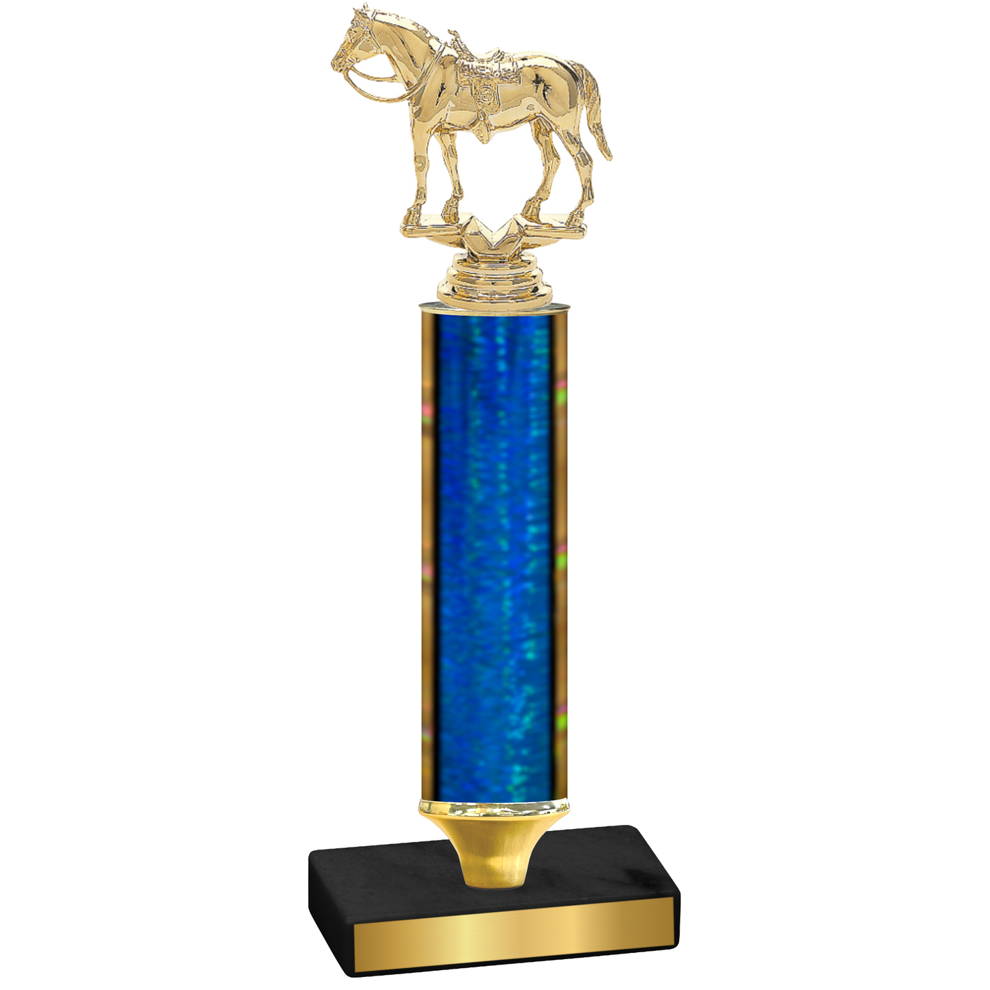 Value Blue Glacier Horses Trophy