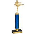Value Blue Glacier Karate Trophy