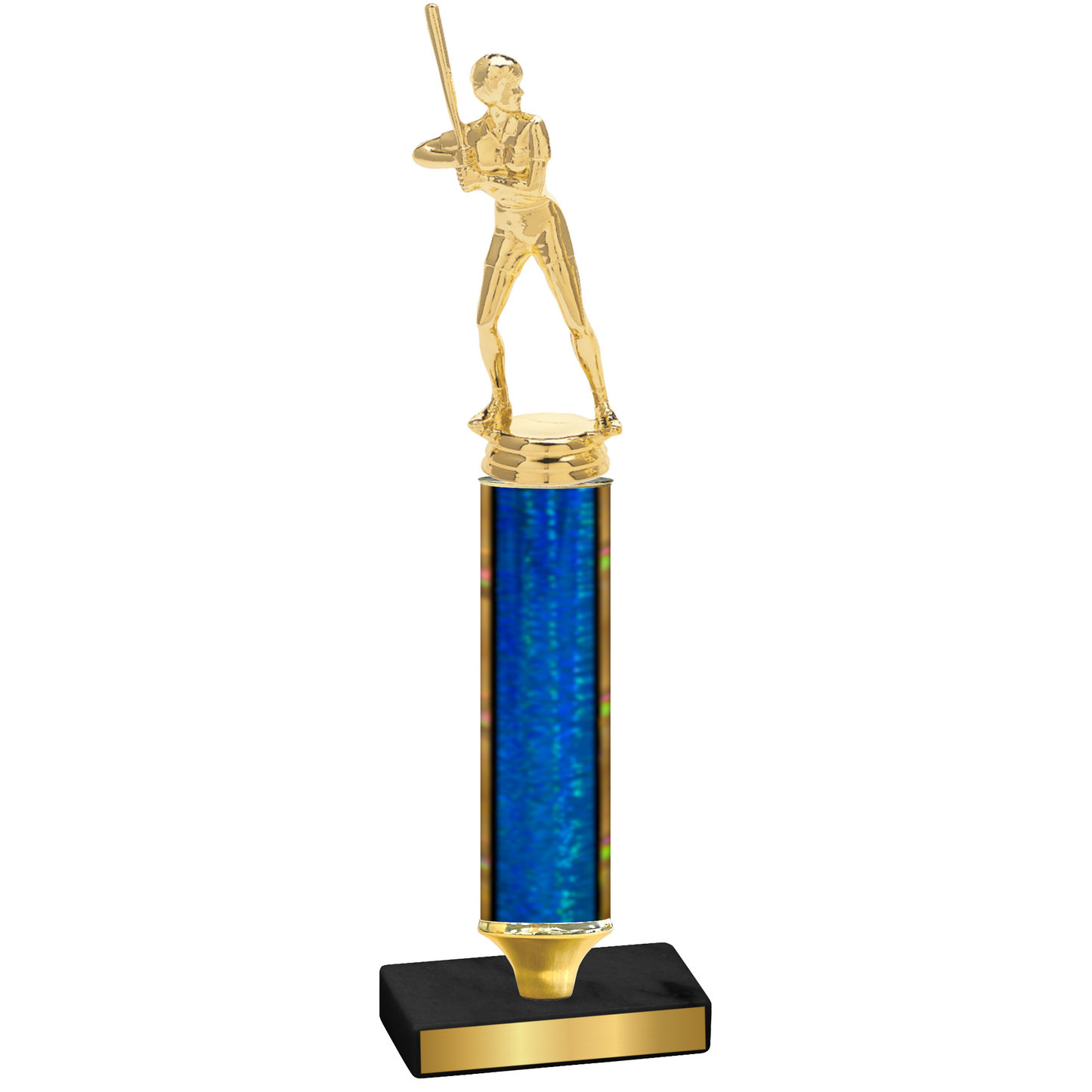 Value Blue Glacier Softball Trophy