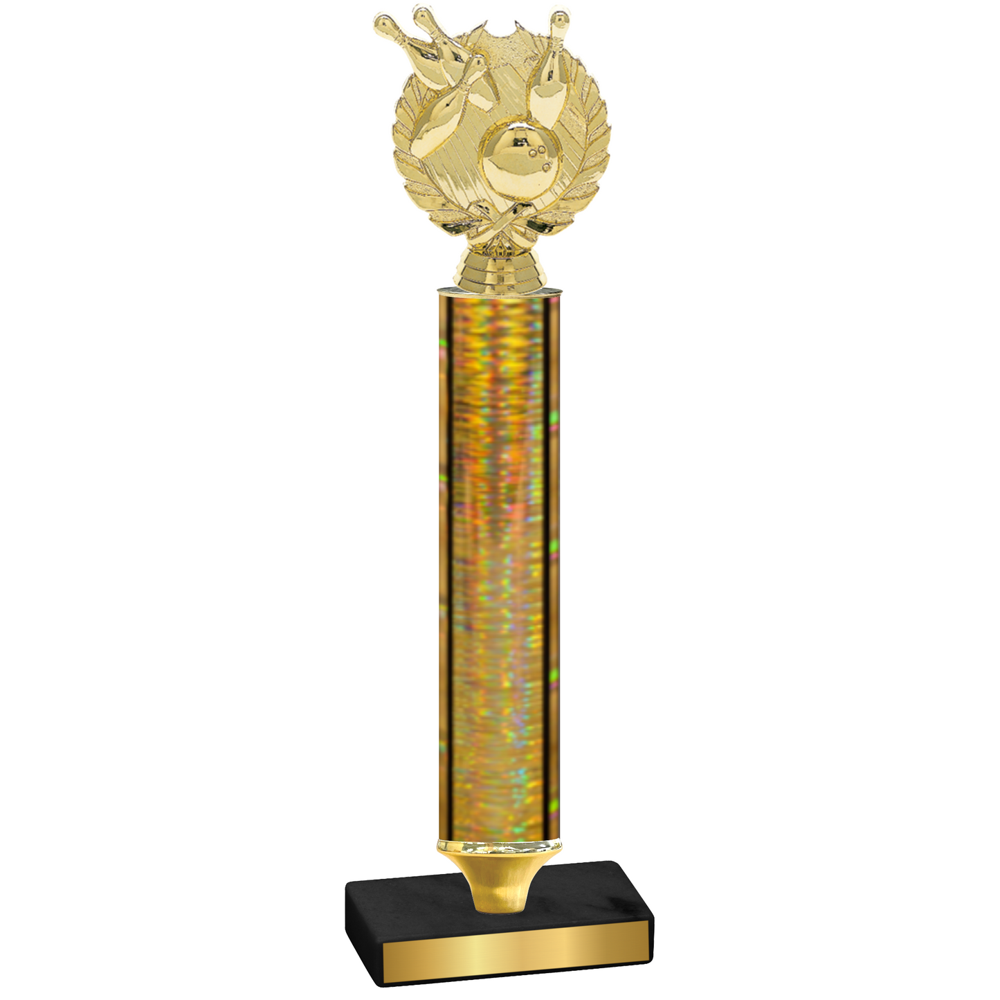 Value Gold Glacier Bowling Trophy