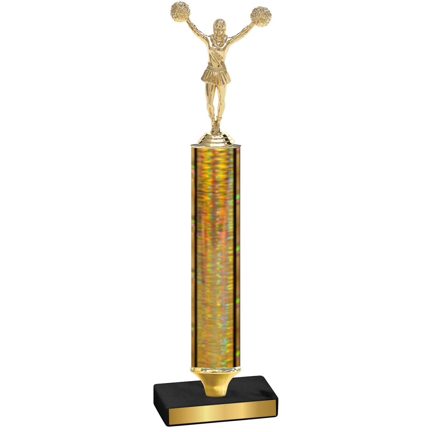 Value Gold Glacier Cheerleading Trophy