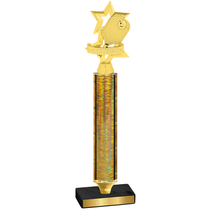 Value Gold Glacier Pickleball Trophy