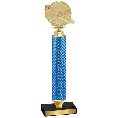 Value Blue Carbon Fiber Running Trophy