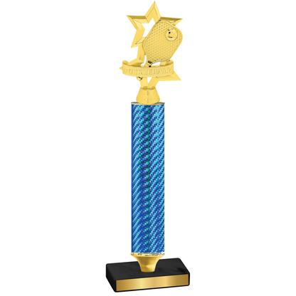 Value Blue Carbon Fiber Pickleball Trophy