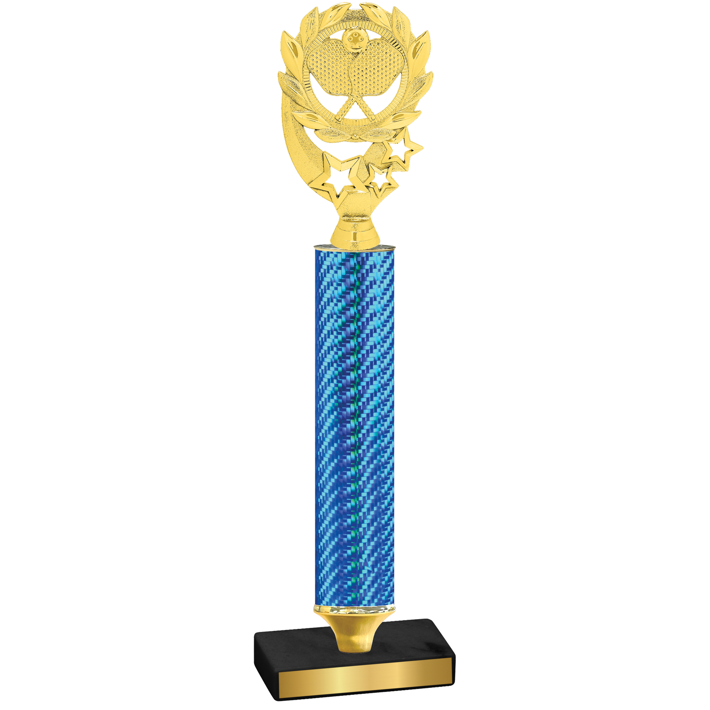 Value Blue Carbon Fiber Pickleball Trophy