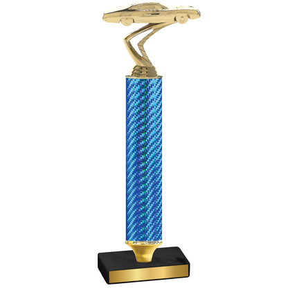 Value Blue Carbon Fiber Cars Trophy