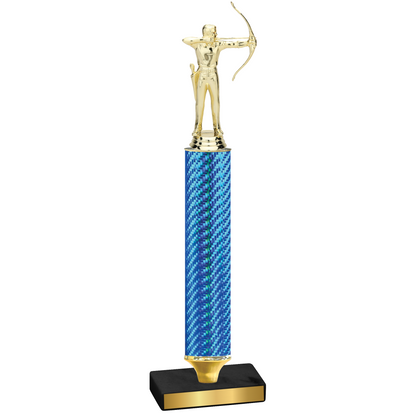 Value Blue Carbon Fiber Archery Trophy