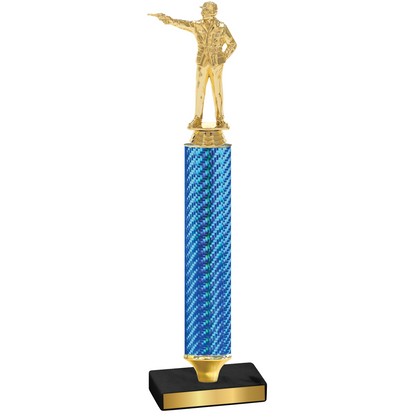 Value Blue Carbon Fiber Shooter Trophy