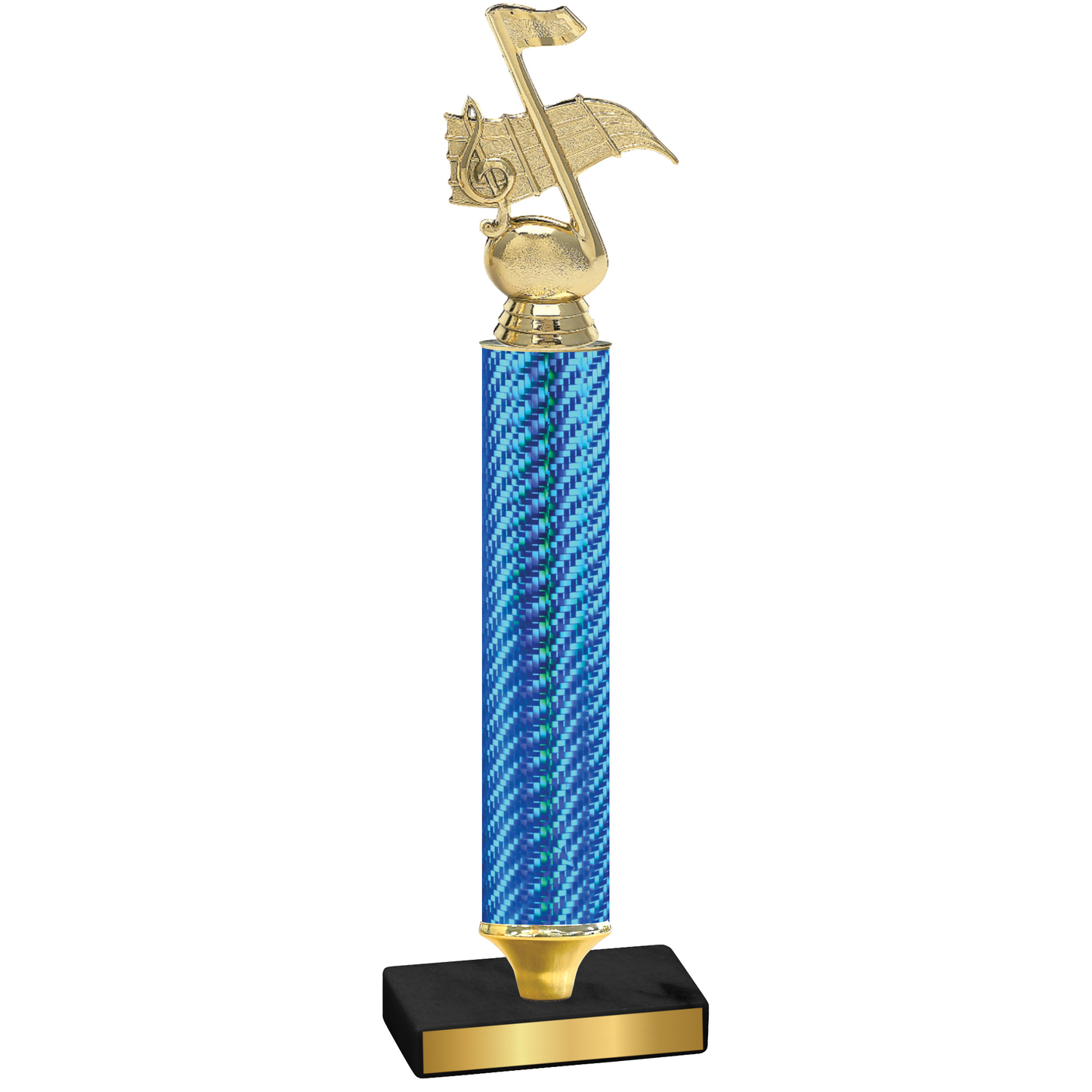 Value Blue Carbon Fiber Music Trophy