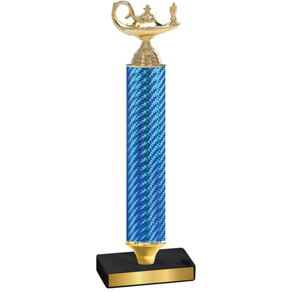 Value Blue Carbon Fiber Academics Trophy