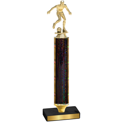 Value Black Glacier Soccer Trophy