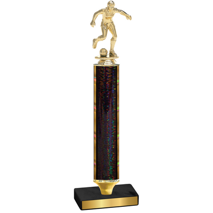 Value Black Glacier Soccer Trophy