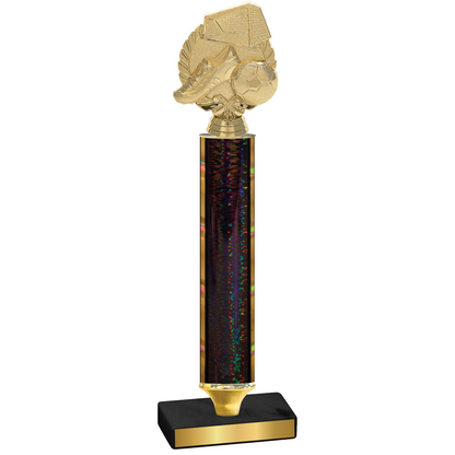 Value Black Glacier Soccer Trophy