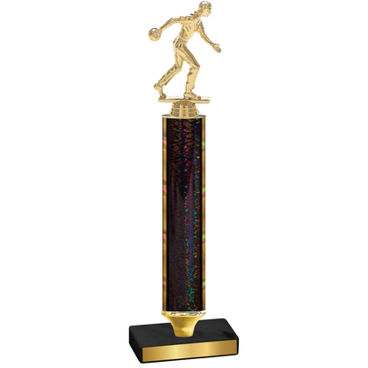 Value Black Glacier Bowling Trophy