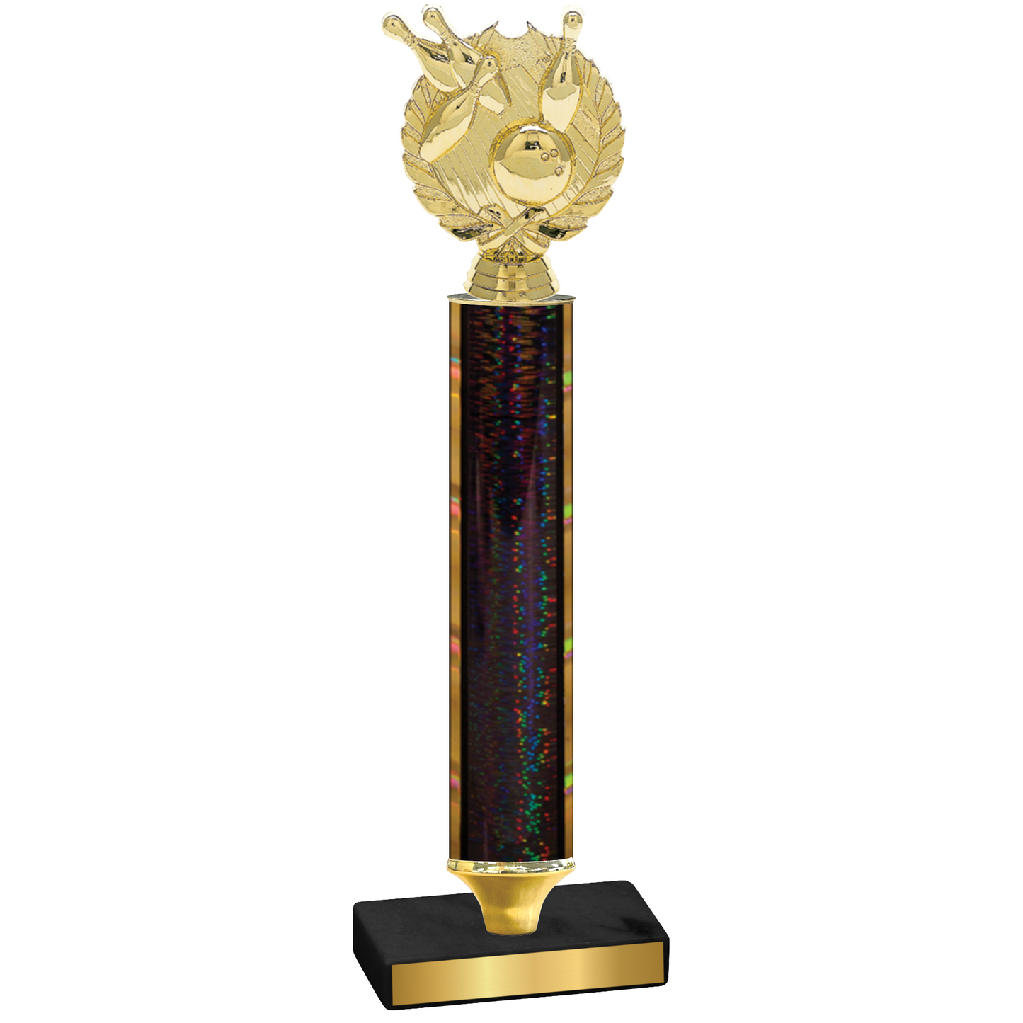 Value Black Glacier Bowling Trophy