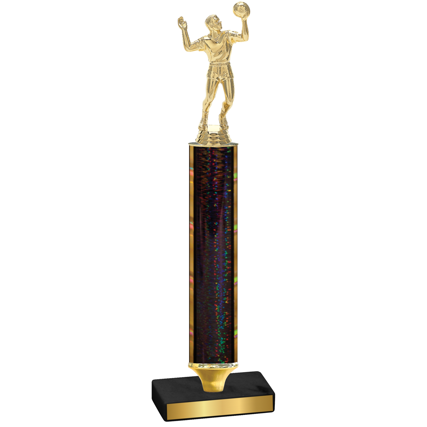 Value Black Glacier Volleyball Trophy