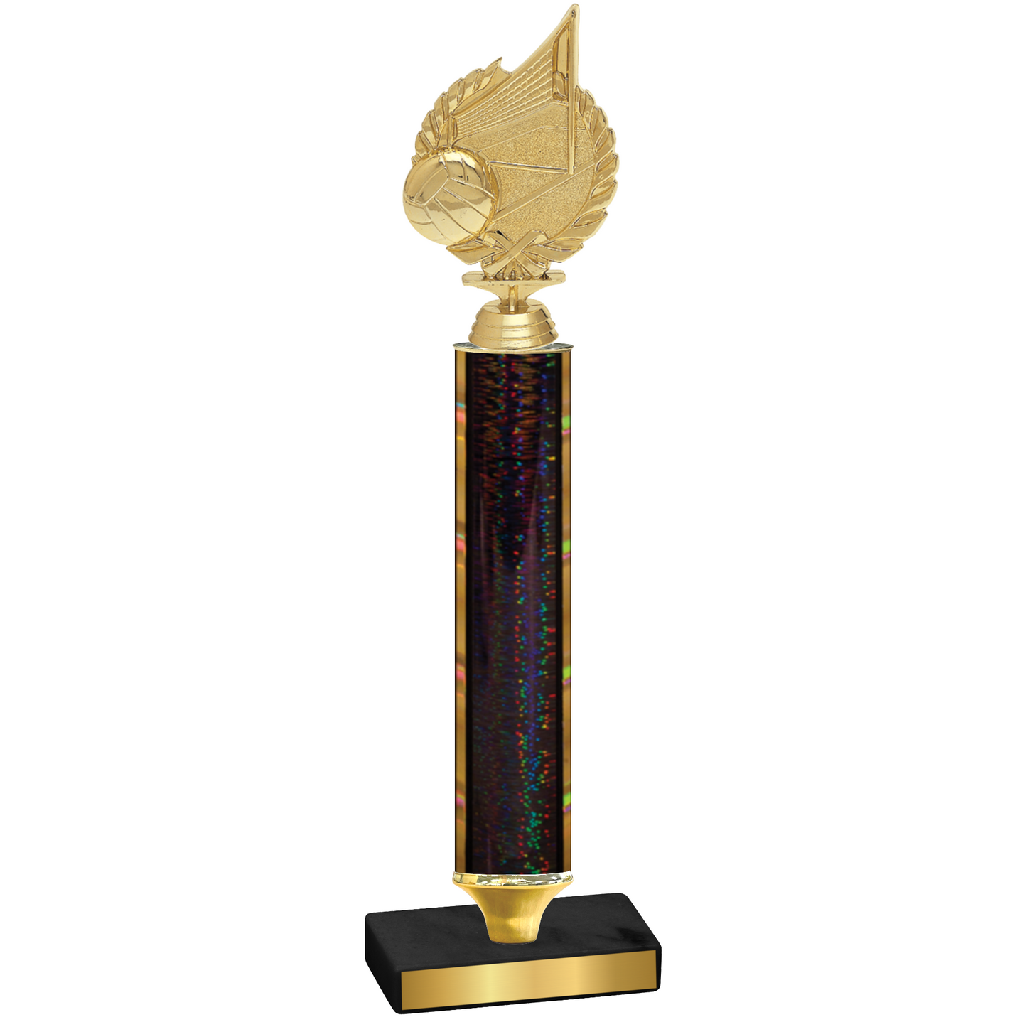 Value Black Glacier Volleyball Trophy