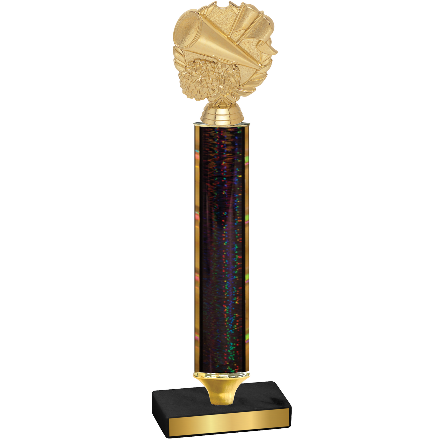 Value Black Glacier Cheerleading Trophy