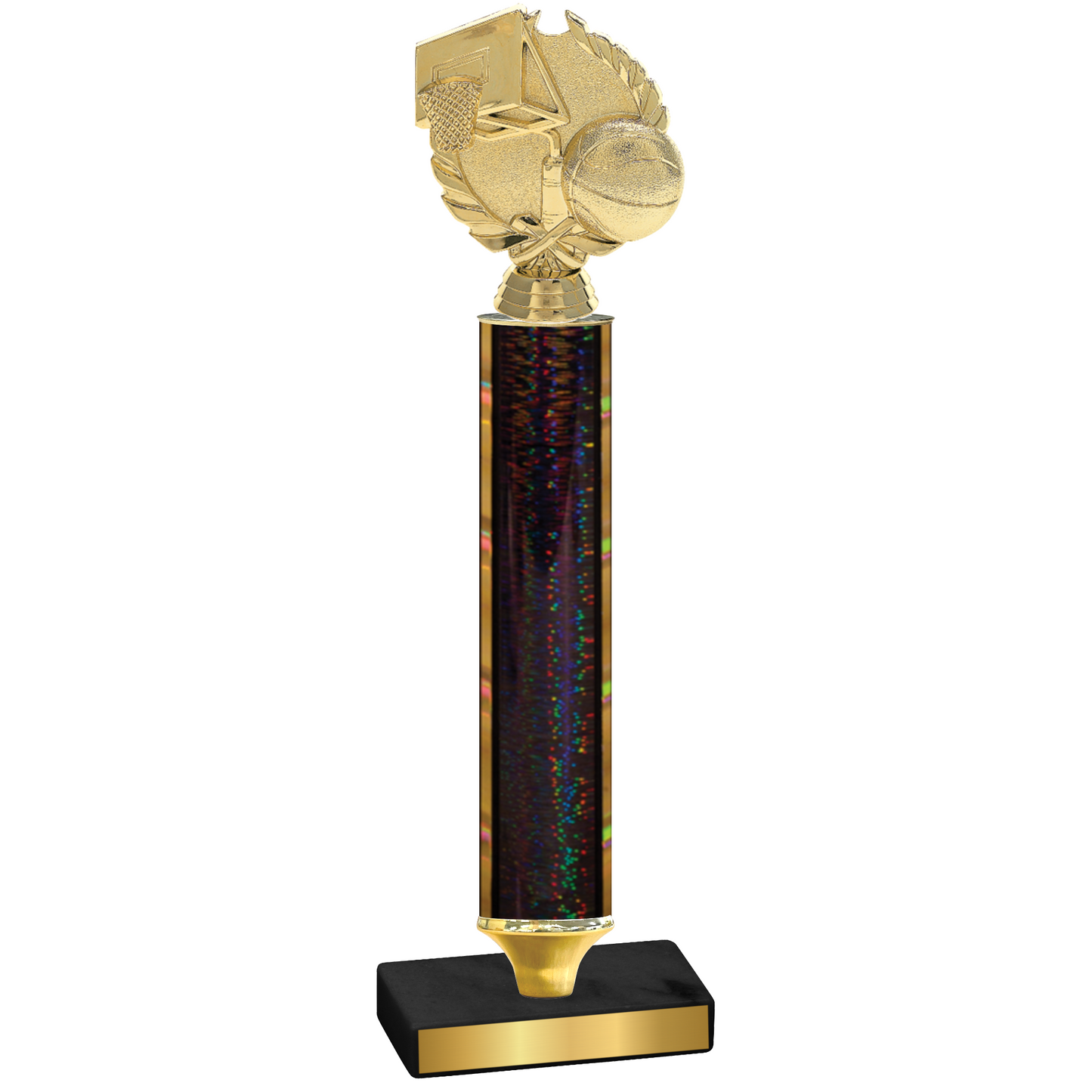 Value Black Glacier Basketball Trophy